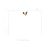 Flower Flat Note Card – Friendship Card – Flat 5.5 x 4.25 Note Card – Social Stationery
