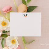 Flower Flat Note Card – Friendship Card – Flat 5.5 x 4.25 Note Card – Social Stationery
