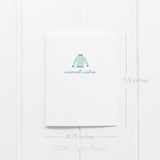 Warmest Wishes Card – Christmas Card – Holiday Card – Folded A2 Greeting Card – Social Stationery