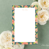 Floral To Do Notepad – 50-Sheet Tear-Off Notepad, 5.5 x 8.5 Notepad