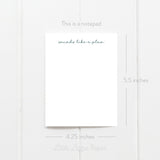 Sounds Like a Plan Notepad – 50-Sheet Tear-Off Notepad, 4.25 x 5.5 Notepad