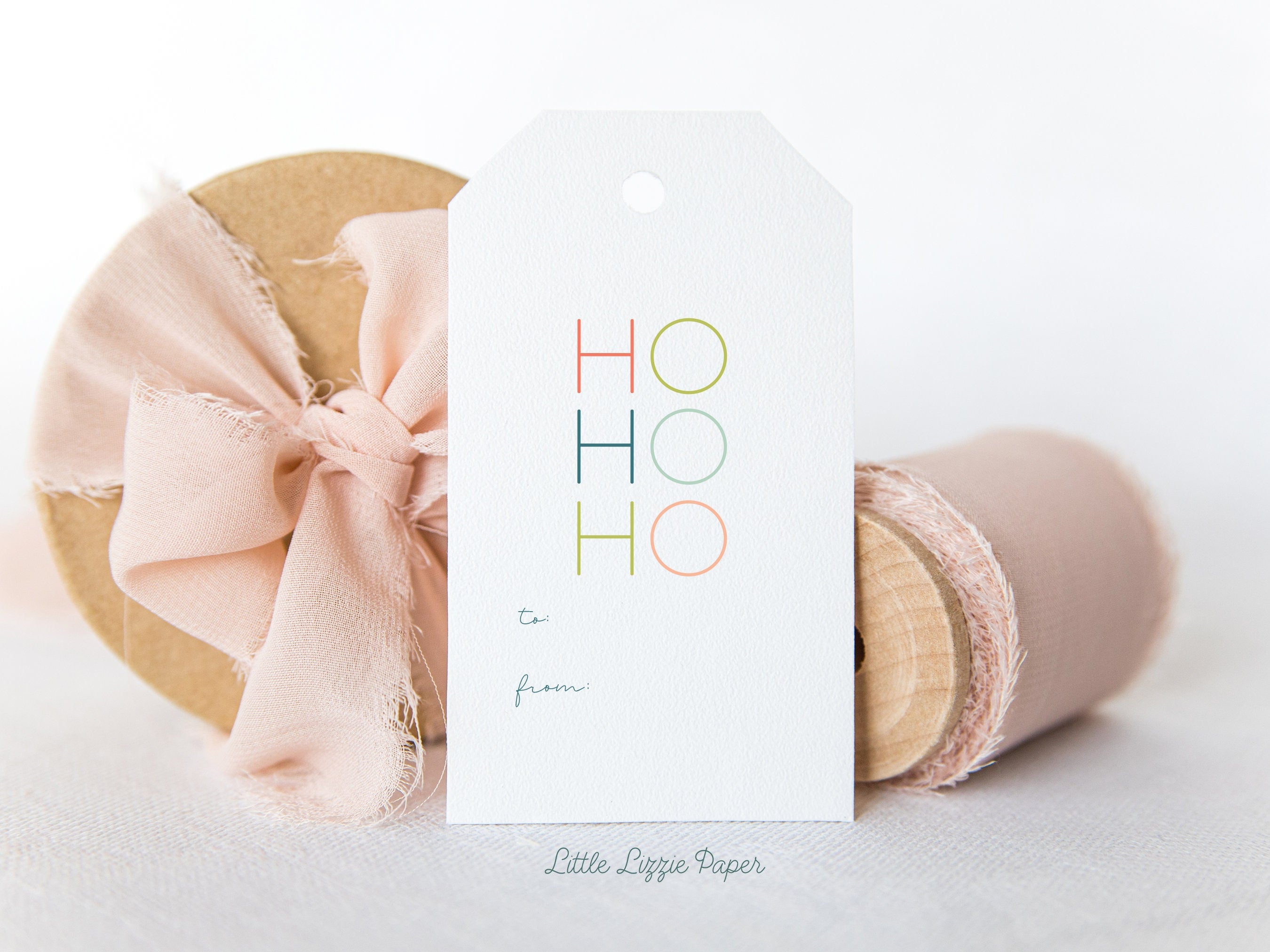 Ho Ho Ho Gift Tags – Set of 8 Gift Tags – Christmas Gift Tags – Holiday Gift Tags