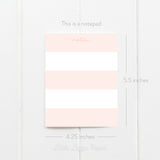 Notes Color Block Notepad – 50-Sheet Tear-Off Notepad, 4.25 x 5.5 Notepad