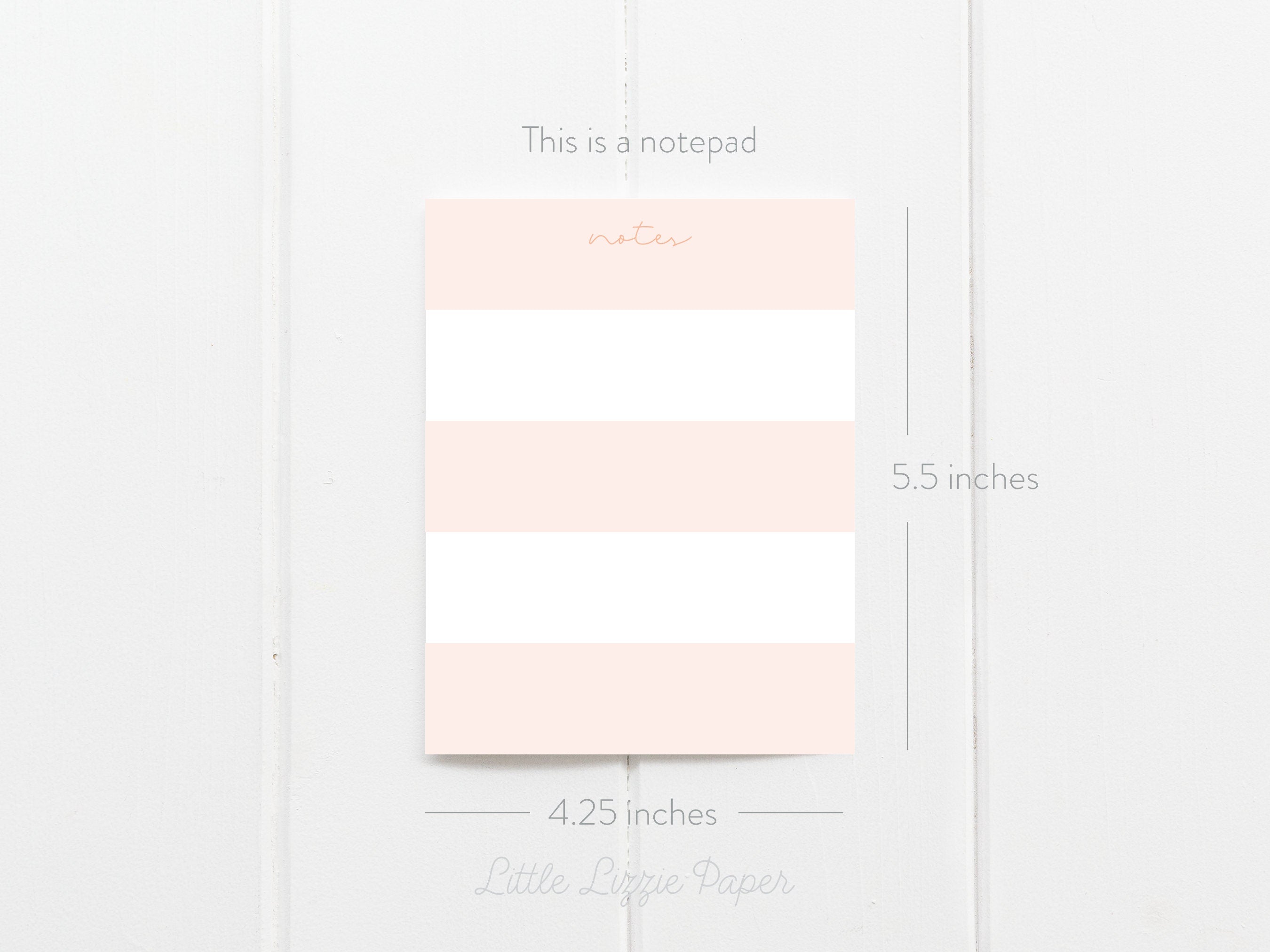 Notes Color Block Notepad – 50-Sheet Tear-Off Notepad, 4.25 x 5.5 Notepad