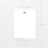 Flower Notepad – 50-Sheet Tear-Off Notepad, 4.25 x 5.5 Notepad