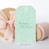 Happy Holidays Gift Tags – Set of 8 Gift Tags – Christmas Gift Tags – Holiday Gift Tags