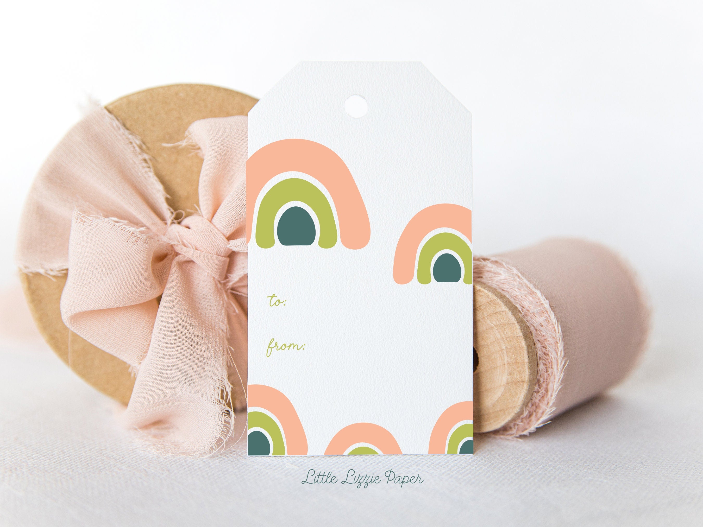 Rainbow Gift Tags – Set of 8 Gift Tags – 2 x 3.5 Gift Tags – Birthday Gift Tags – Holiday Gift Tags