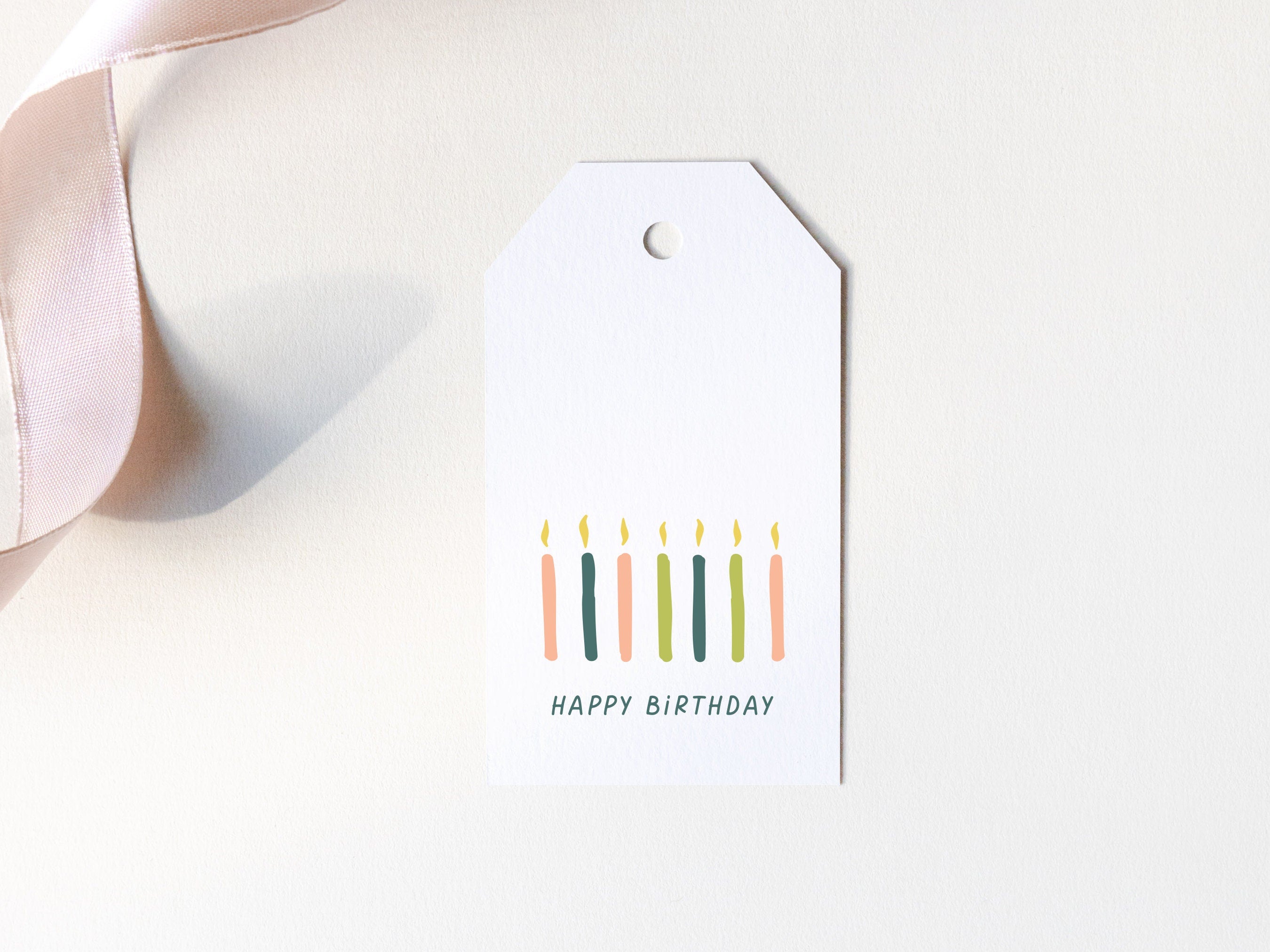 Happy Birthday Gift Tags – Set of 8 Gift Tags – 2 x 3.5 Gift Tags – Birthday Gift Tags – Holiday Gift Tags