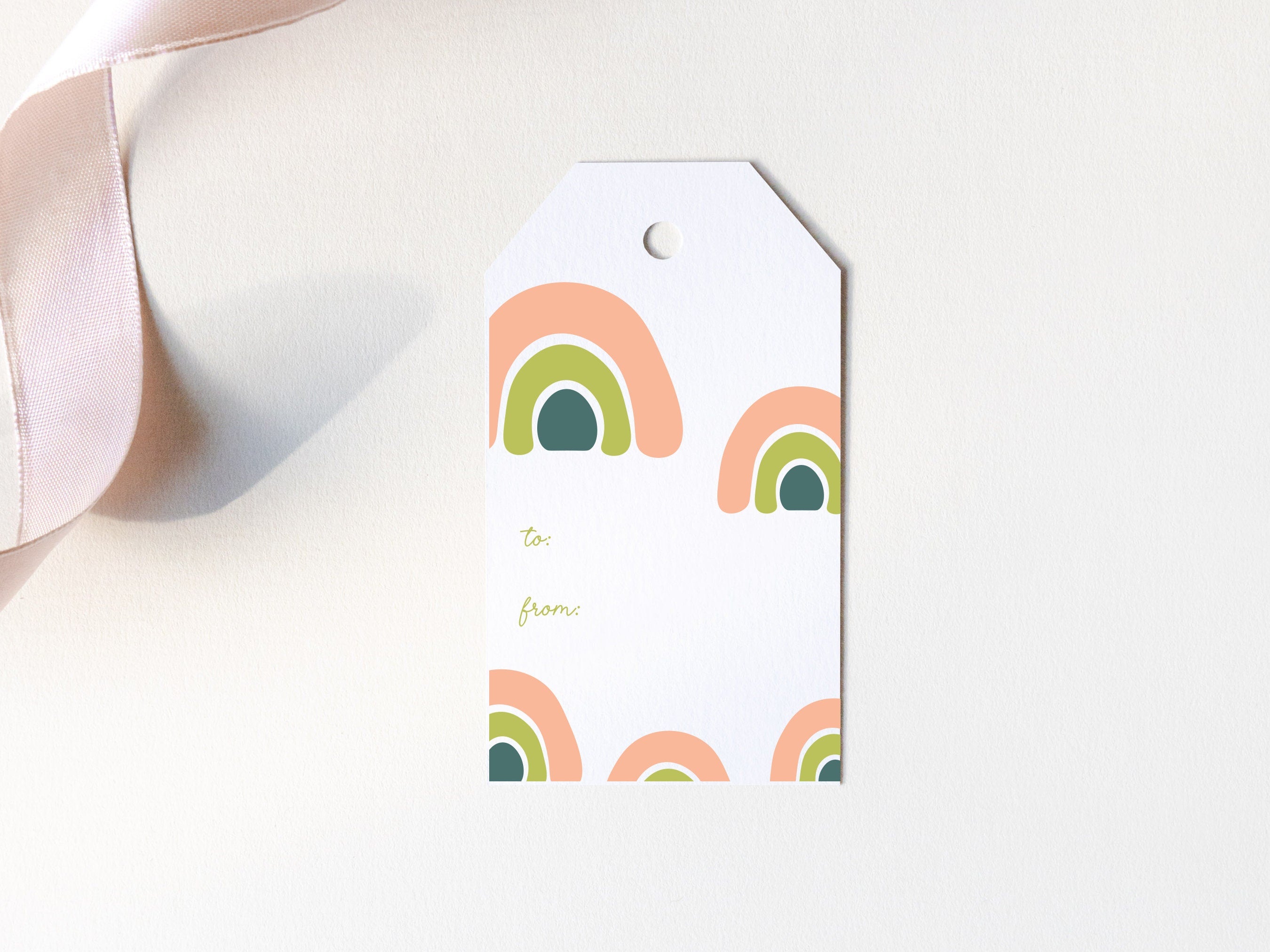 Rainbow Gift Tags – Set of 8 Gift Tags – 2 x 3.5 Gift Tags – Birthday Gift Tags – Holiday Gift Tags
