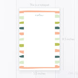 Colorful Frame Notepad – 50-Sheet Tear-Off Notepad, 5.5 x 8.5 Notepad