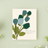 Thinking of You Card – Floral Card – Sympathy Card – Folded 4.25 x 5.5 Greeting Card – Social Stationery