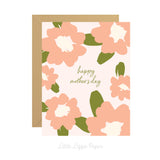 Mother's Day Card – Floral Card – Folded 4.25 x 5.5 Greeting Card – Social Stationery
