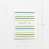 Father's Day Card – Folded 4.25 x 5.5 Greeting Card – Social Stationery