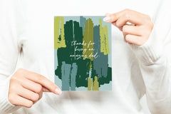 Amazing Dad Card – Father's Day Card – Birthday Card – Folded 4.25 x 5.5 Greeting Card – Social Stationery