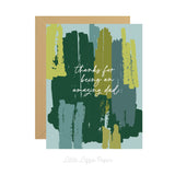 Amazing Dad Card – Father's Day Card – Birthday Card – Folded 4.25 x 5.5 Greeting Card – Social Stationery