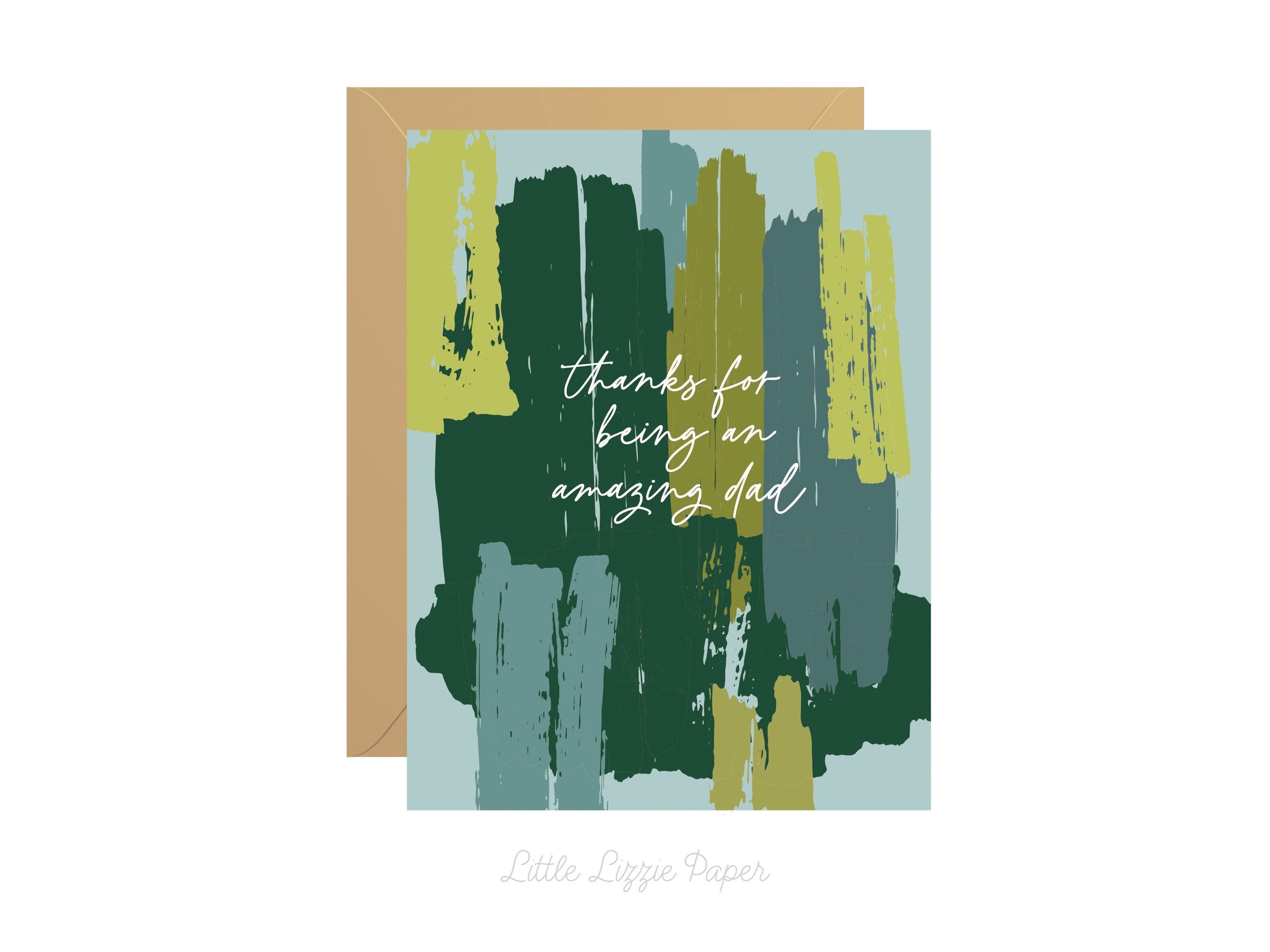 Amazing Dad Card – Father's Day Card – Birthday Card – Folded 4.25 x 5.5 Greeting Card – Social Stationery