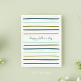 Father's Day Card – Folded 4.25 x 5.5 Greeting Card – Social Stationery