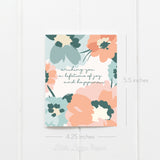 Wishing You a Lifetime of Happiness Card – Wedding Card – Congratulations Card – Folded 4.25 x 5.5 Greeting Card – Social Stationery