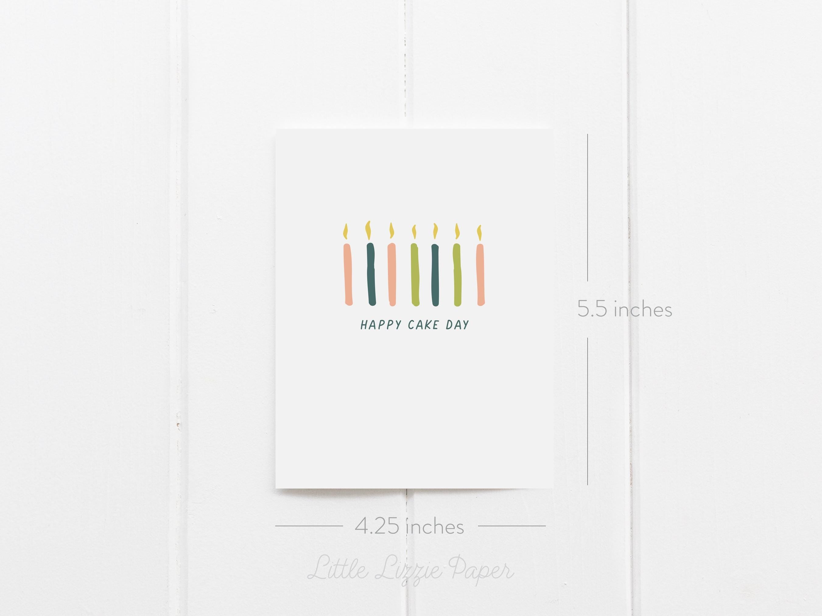 Birthday Card Bundle – Set of 6 Folded 4.25 x 5.5 Greeting Cards – Social Stationery