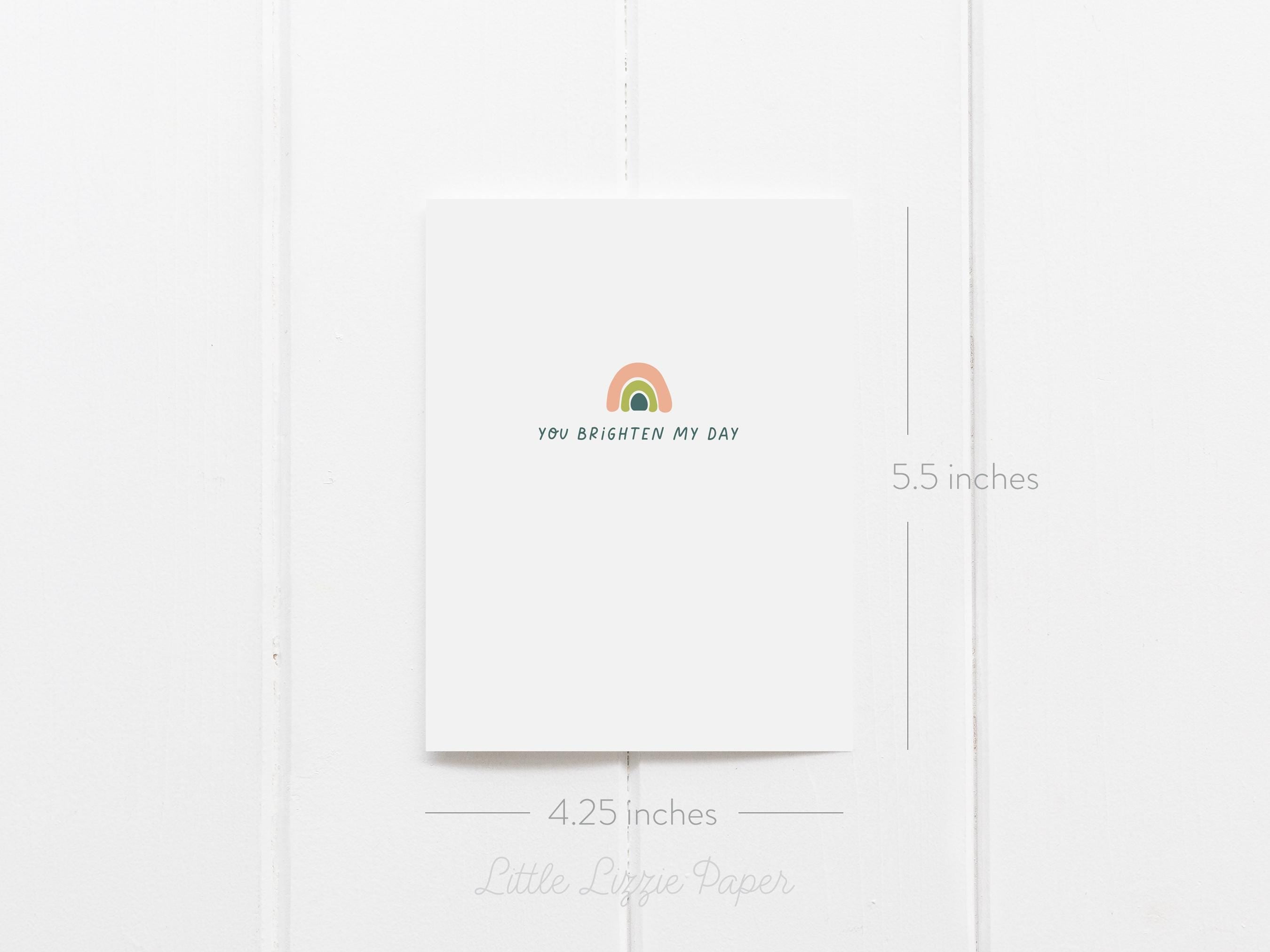 Friendship Card Bundle – Set of 6 Folded 4.25 x 5.5 Greeting Cards – Social Stationery