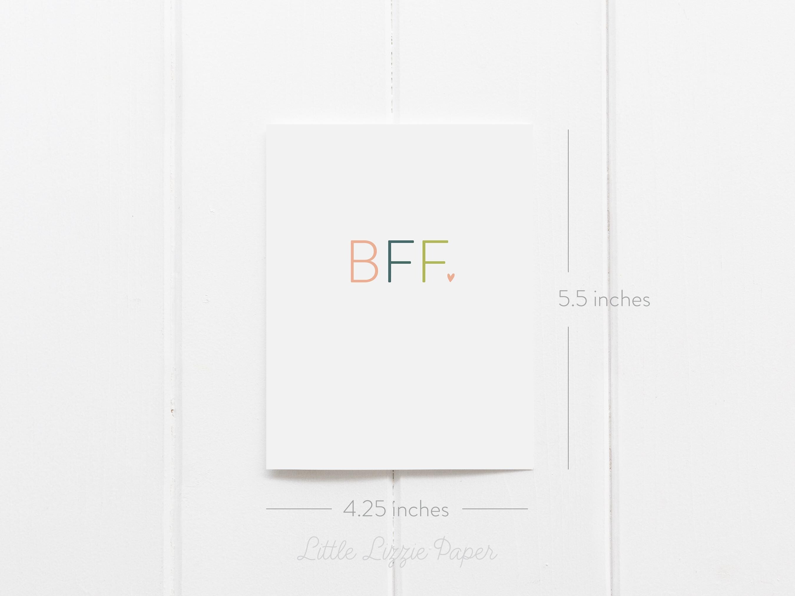 Friendship Card Bundle – Set of 6 Folded 4.25 x 5.5 Greeting Cards – Social Stationery