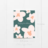 Birthday Card Bundle – Set of 6 Folded 4.25 x 5.5 Greeting Cards – Social Stationery