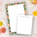 Notepad Bundle – Floral To Do and Sounds Like a Plan Notepads – 50-Sheet Tear-Off Notepads, 5.5 x 8.5 Notepad, 4.25 x 5.5 Notepad