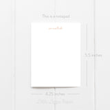 Notepad Bundle – Floral Notes and So Noted Notepads – 50-Sheet Tear-Off Notepads, 5.5 x 8.5 Notepad, 4.25 x 5.5 Notepad