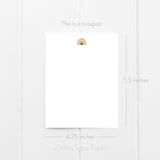 Notepad Bundle – Colorful Frame and Rainbow Notepads – 50-Sheet Tear-Off Notepads, 5.5 x 8.5 Notepad, 4.25 x 5.5 Notepad