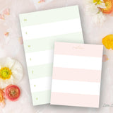 Notepad Bundle – Weekly Color Block and Notes Color Block Notepads – 50-Sheet Tear-Off Notepads, 5.5 x 8.5 Notepad, 4.25 x 5.5 Notepad