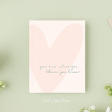 You're Stronger Than You Know Card – Encouragement Card – Folded 4.25 x 5.5 Greeting Card – Social Stationery