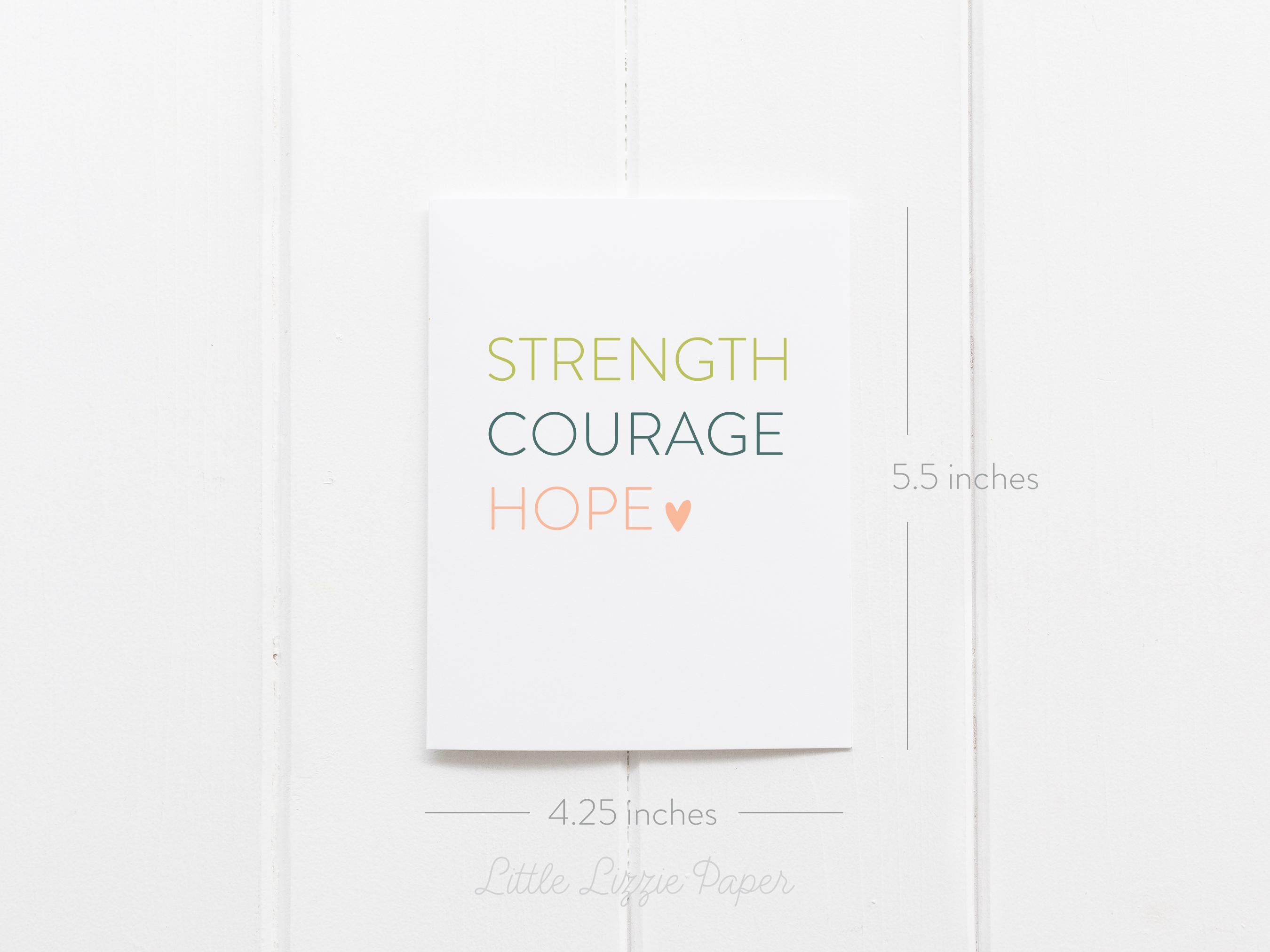 Encouragement Card Bundle – Set of 6 Folded 4.25 x 5.5 Greeting Cards – Social Stationery
