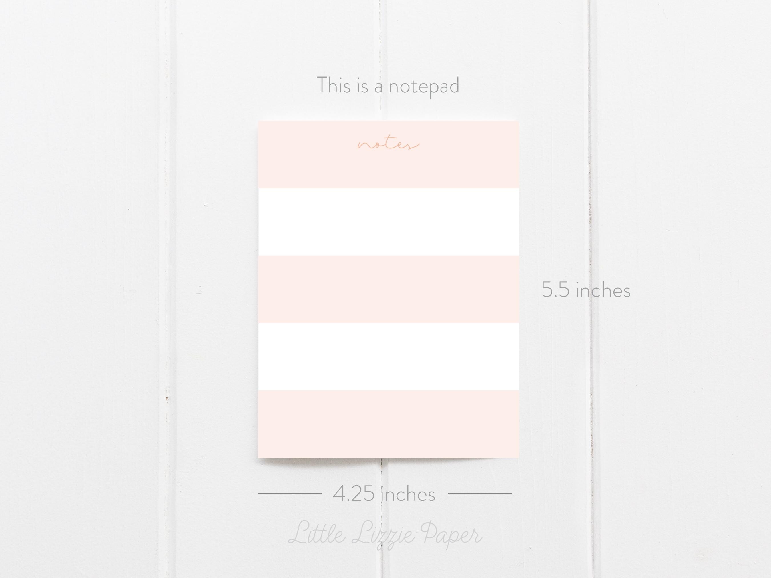 Notepad Bundle – Weekly Color Block and Notes Color Block Notepads – 50-Sheet Tear-Off Notepads, 5.5 x 8.5 Notepad, 4.25 x 5.5 Notepad