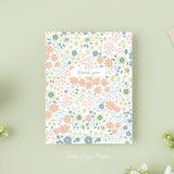 Thank You Flower Patch Card - Thank You Card – Floral Card – Folded 4.25 x 5.5 Greeting Card – Social Stationery