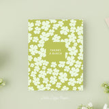 Thanks A Bunch Floral Card - Thank You Card – Floral Card – Folded 4.25 x 5.5 Greeting Card – Social Stationery