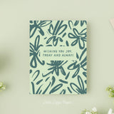 Wishing You Joy Card – Birthday Card – Friendship Card – Folded 4.25 x 5.5 Greeting Card – Social Stationery