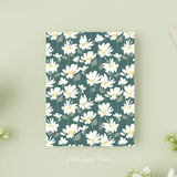 Teal Daisy Card - Thank You Card – Birthday Card – Folded 4.25 x 5.5 Greeting Card – Social Stationery