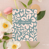 A Little Hello Floral Card – Friendship Card – Folded 4.25 x 5.5 Greeting Card – Social Stationery