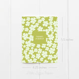 Thanks A Bunch Floral Card - Thank You Card – Floral Card – Folded 4.25 x 5.5 Greeting Card – Social Stationery