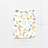 Birthday Cheer Card – Birthday Card – Friendship Card – Folded 4.25 x 5.5 Greeting Card – Social Stationery