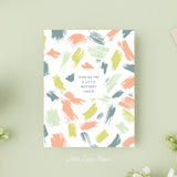 Birthday Cheer Card – Birthday Card – Friendship Card – Folded 4.25 x 5.5 Greeting Card – Social Stationery